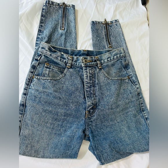 Vintage 80’s Helium High-Waisted Jeans - Picture 1 of 3